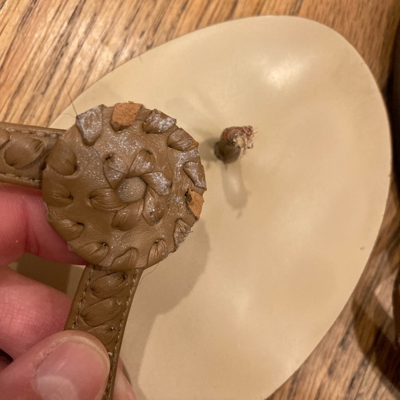 BROKEN Jack Rogers Rowan flip flop - Picture 8 of 9